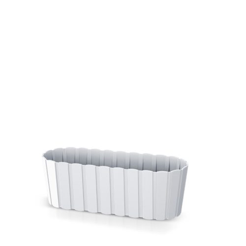 Boardee Hosszúkás Virágláda Fehér 38 cm