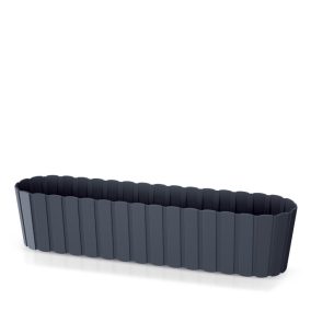 Boardee Antracit Műanyag Virágláda 58,7 cm