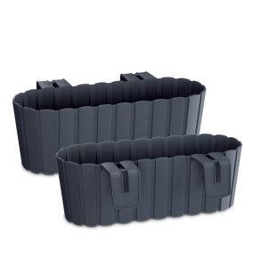 Boardee Hook Antracit Erkélyláda 383