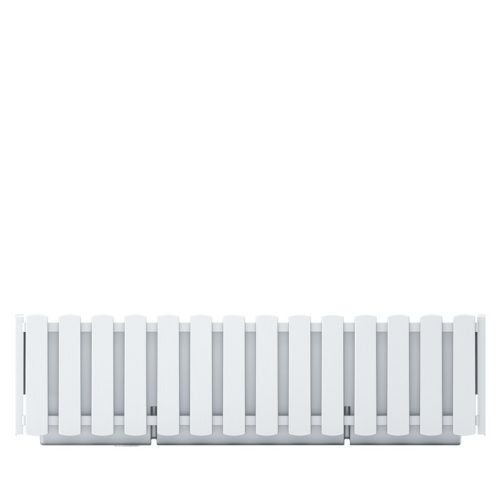 Boardee Fencycase Kerítéses Virágláda Fehér 58 cm