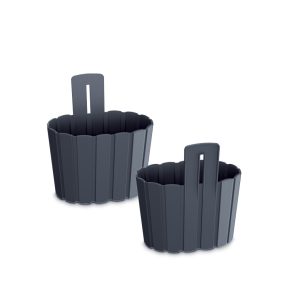 Boardee Wall Fali Virágtartó Antracit 194