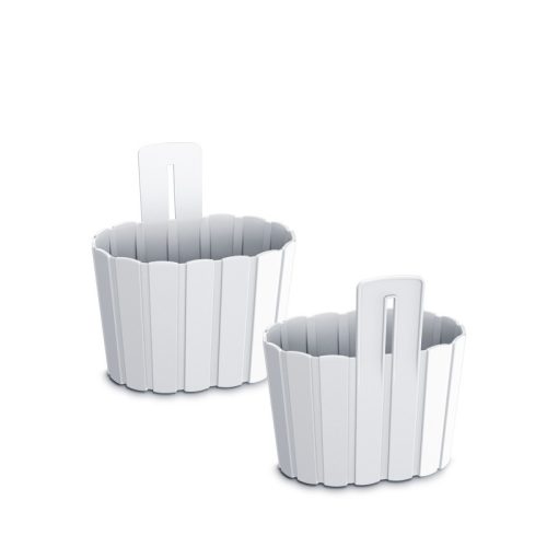 Boardee Wall Fali Virágtartó Fehér 19,4 cm