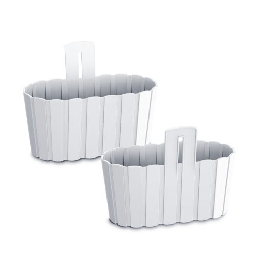 Boardee Wall Fali Virágtartó Fehér 27 cm