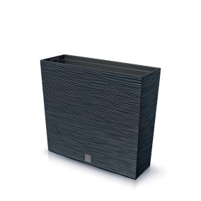 Furu Case T Téglalap Alakú Virágláda Antracit 77 cm Bordázott