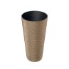 Furu Slim ECO Wood Magas Kaspó Natúr-Eco 30 cm
