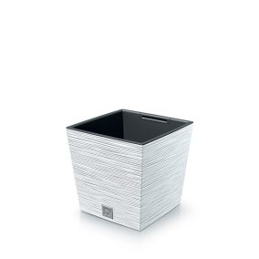 Furu Square Alacsony Négyzetes Virágtartó Fehér 29,5 cm