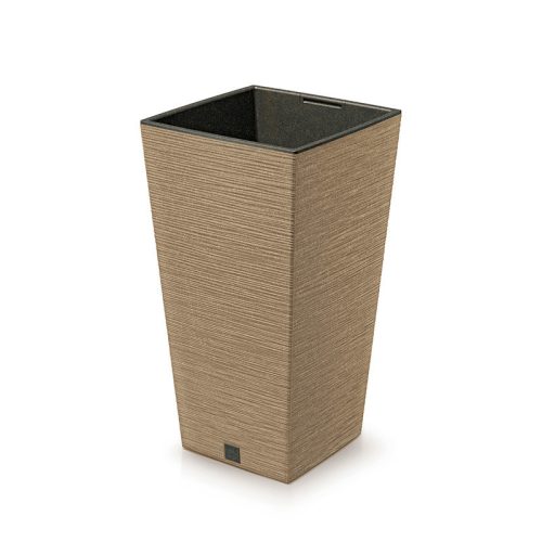 Furu Square ECO Wood Négyzetes Virágcserép Natúr-Öko 24 cm