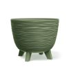 Furu Dizájner Virágtartó Földzöld 39,5 cm
