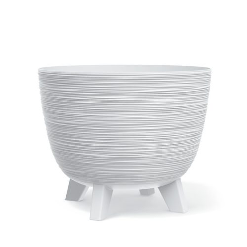 Furu Design Kaspó Fehér 39,5 cm Bordázott