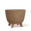Furu ECO Wood Natúr Fa Virágtartó Lábakon 39,5 cm