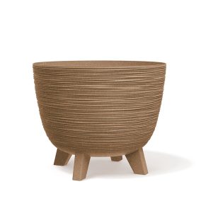 Furu ECO Wood Natúr Fa Virágtartó Lábakon 39,5 cm