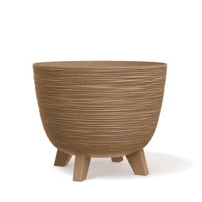 Furu ECO Wood Natúr Fa Virágtartó Lábakon 39,5 cm