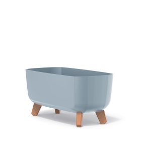 Gracia Case Dizájn Virágtartó Világosszürke Fa Lábakkal
