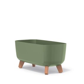 Gracia Case Téglalap Alakú Virágtartó Földzöld 39 cm