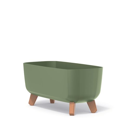 Gracia Case Téglalap Alakú Virágtartó Földzöld 39 cm