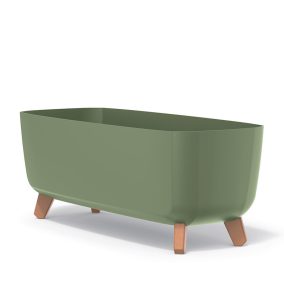 Gracia Case Dizájn Virágtartó Földzöld 58 cm