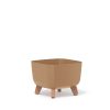 Gracia Square ECO Wood Virágtartó Natúr-Öko 24 cm