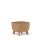 Gracia Square ECO Wood Virágtartó Natúr-Öko 24 cm