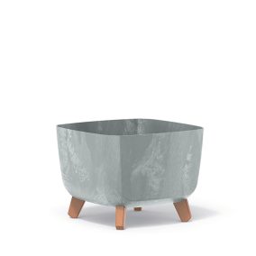 Gracia Square Beton Hatású Virágtartó - Szürke - 29 cm