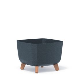 Gracia Square ECO Wood Négyzetes Virágtartó Antracit 29 cm