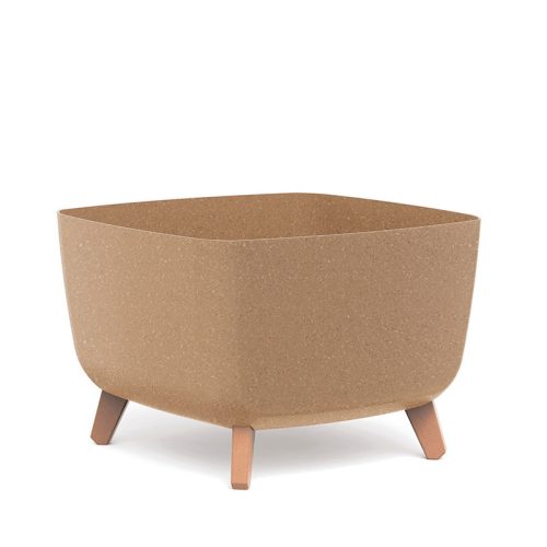 Gracia Square ECO Wood Virágtartó Natúr 39 cm
