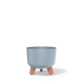 Gracia Dizájn Virágtartó Világosszürke Fa Lábakkal 20 cm