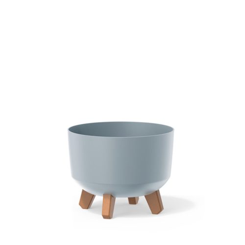 Gracia Dizájn Virágtartó Világosszürke Fa Lábakkal 24 cm