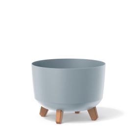 Gracia Dizájn Virágtartó Világosszürke Fa Lábakkal 29 cm