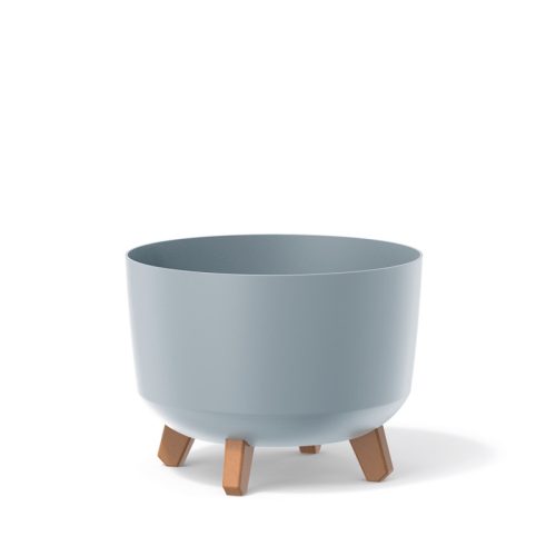 Gracia Dizájn Virágtartó Világosszürke Fa Lábakkal 29 cm