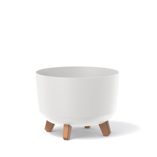 Gracia Fehér Kaspó Fa Lábakkal 29 cm