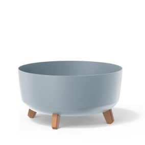 Gracia Low Dizájn Virágtartó Világosszürke Fa Lábakkal