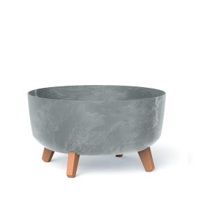 Gracia Low Beton Hatású Virágtartó Lábakon