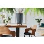 Gracia Tubus Slim ECO Wood Kávébarna Virágtartó Lábakon