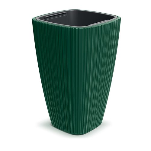 Oro Premium Bordázott Kaspó Fenyőzöld 39 cm