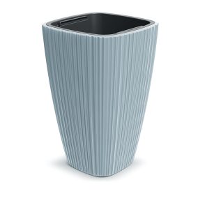 Oro Bordázott Kaspó Világosszürke 39 cm