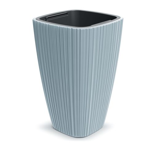 Oro Bordázott Kaspó Világosszürke 39 cm