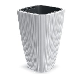 Oro Bordázott Fehér Dizájn Virágcserép 39 cm