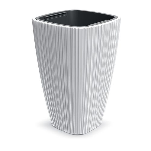 Oro Bordázott Fehér Dizájn Virágcserép 39 cm