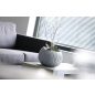 Bowl Beton Kaspó Fekete Bordázott 14,4 cm