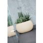 Prosperplast Splofy Bowl Kötött Mintázatú Virágtartó Antracit 18 cm