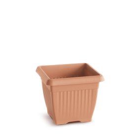 Terra Négyzetes Terrakotta Virágtartó 30 cm