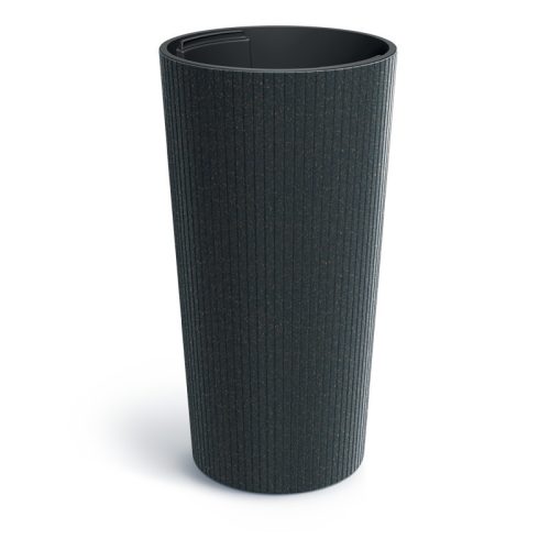 Lamia Slim ECO Wood Antracit Kaspó 25 cm