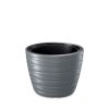 Maze Kőhatású Műanyag Virágtartó Szürke 37,5 cm