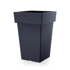 Lofly Square Antracit Kaspó 23 cm