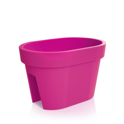 Lofly Railing Műanyag Balkonláda Fukszia 40 cm