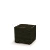 Madera Square ECO Kocka Virágtartó Kávébarna