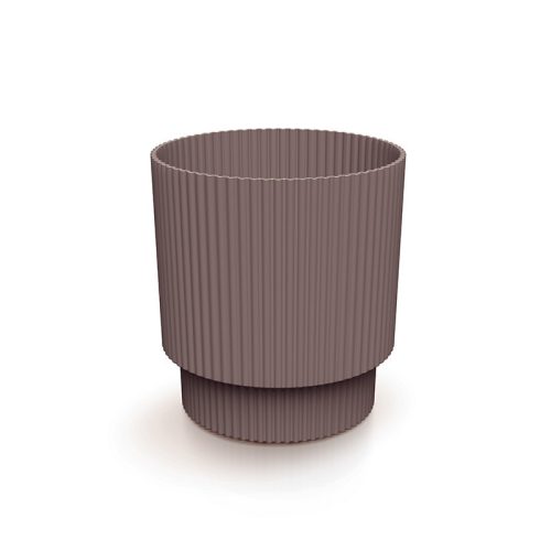 Milly Round Bordó Bordázott Design Virágtartó 14,6 cm