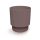 Milly Round Bordó Bordázott Kaspó 16,8 cm