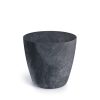 Mate Beton Effect Kaspó Antracit 24 cm