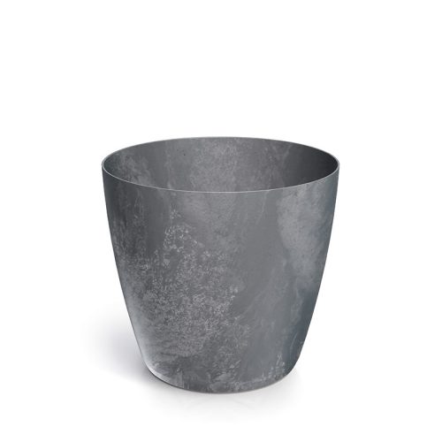 Mate Beton Effect Kaspó Antracit 29,5 cm csomag